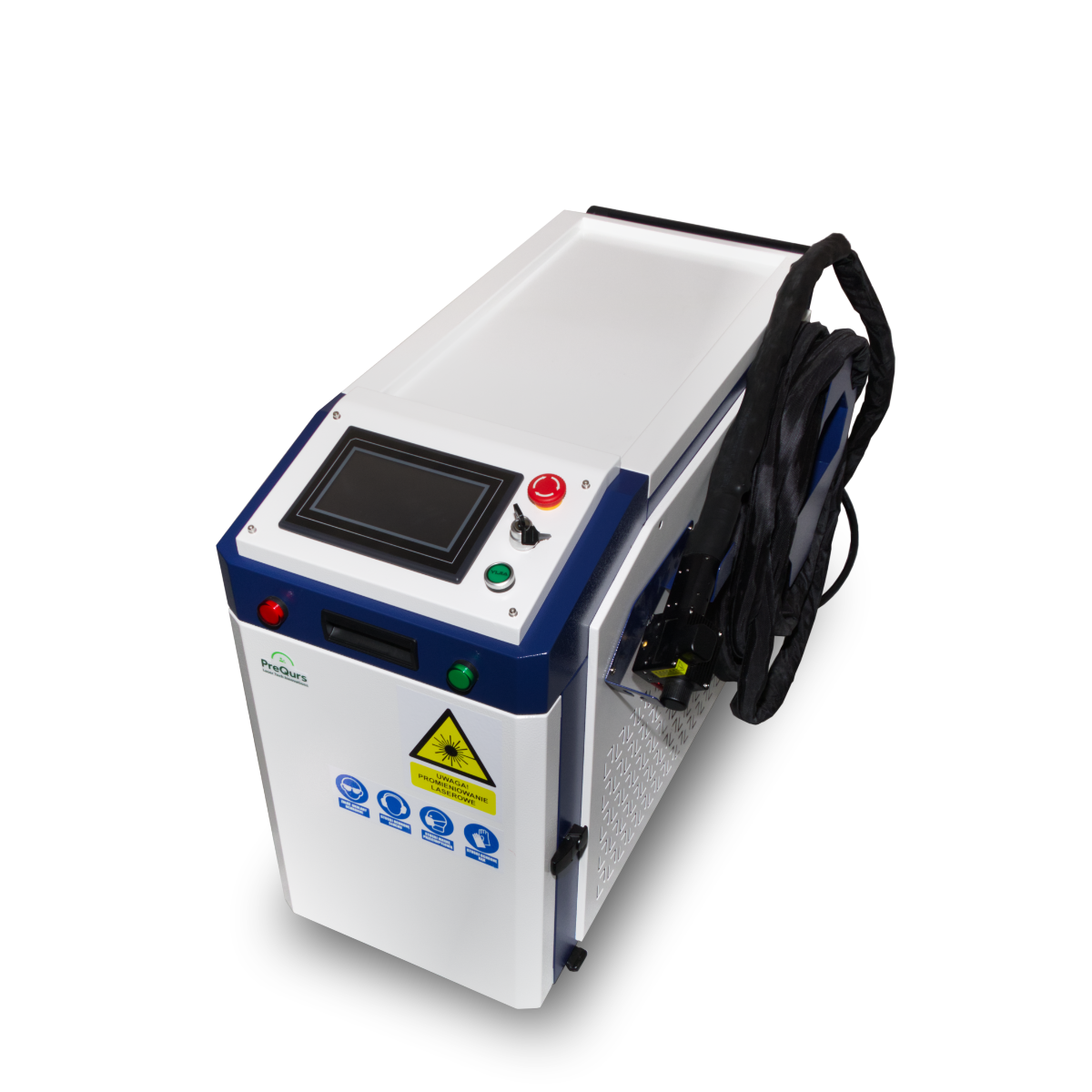 Oczyszczarka laserowa mocy 3 000 W to wysokowydajne urządzenie przemysłowe pracujące w trybie emisji ciągłej, przeznaczone do skutecznego oczyszczania stali, żeliwa, betonu i granitu. Urządzenie o dużej sprawności.