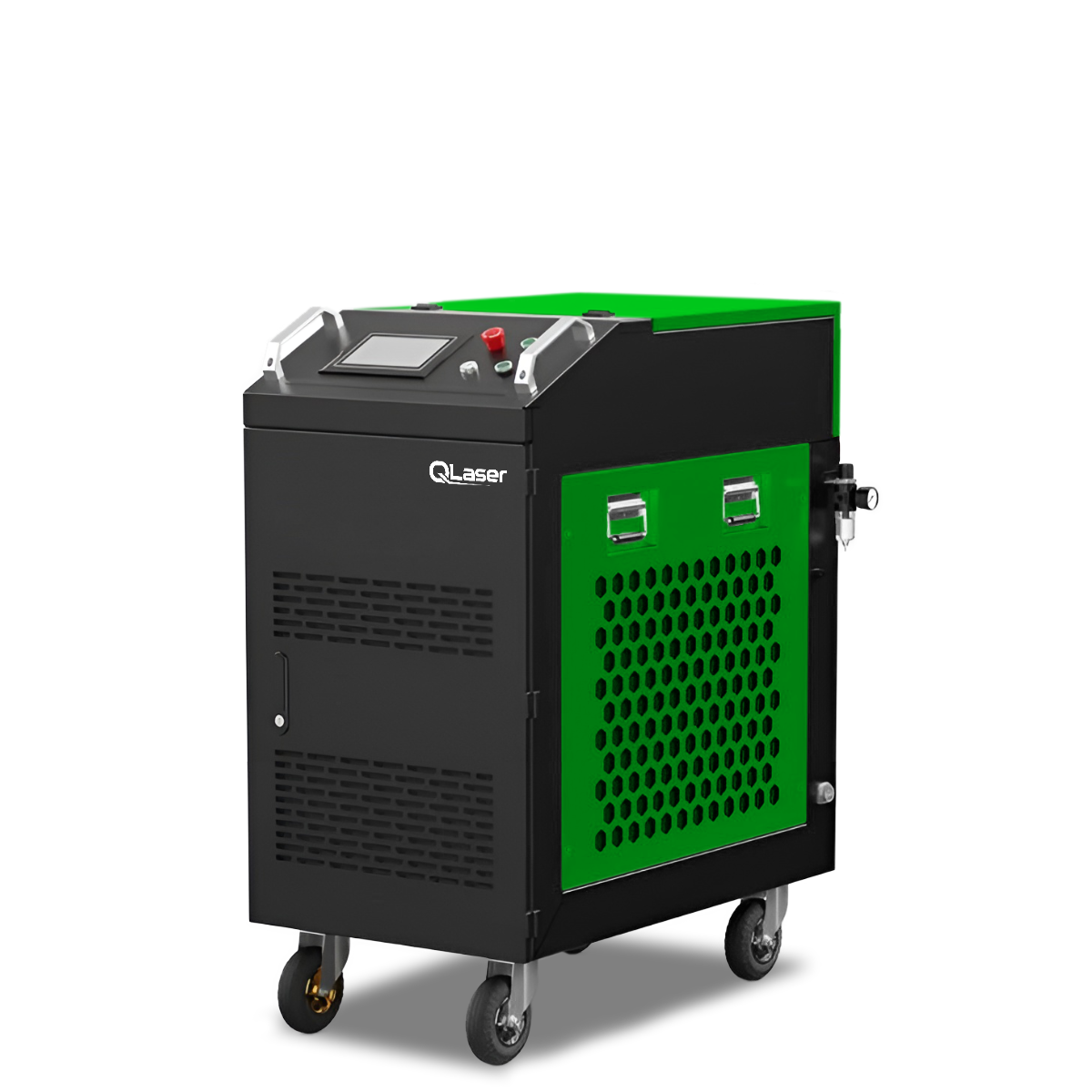 Oczyszczarka laserowa o mocy 500 W chłodzony wodą. Dedykowany do zastosowań przemysłowych, przeznaczone do długotrwałych procesów czyszczenia powierzchni metalowych oraz niemetalowych.